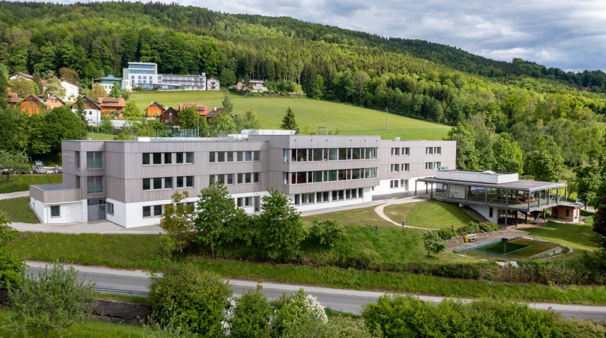Das Schulgebäude der Landwirtschaftsschule Schlierbach
